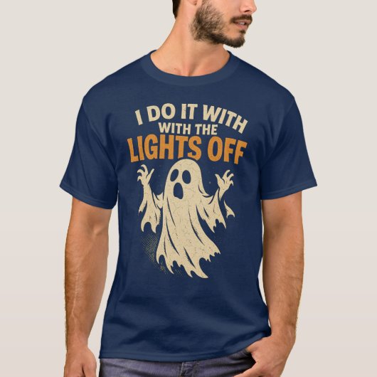 IK DOE HET MET DE LICHTEN UIT T-SHIRT (Voorkant)