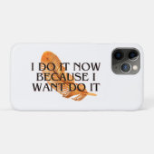 Ik doe het nu omdat ik goud wil motiveren Case-Mate iPhone case (Achterkant (horizontaal))