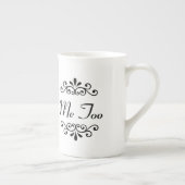 "Ik doe het ook, ik" koppels persoonlijke muil (2 Porselein Kop (Rechts)