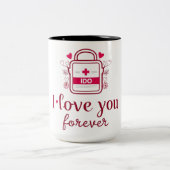 Ik doe het tweekleurige koffiemok (Center)