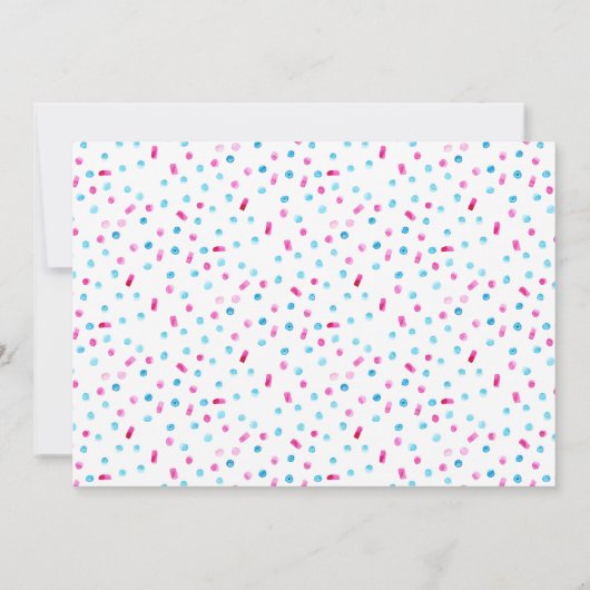 Ik doe het | Uitnodiging donut Threadal Shower (Achterkant)