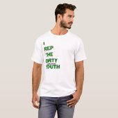 Ik doe het vieze Zuiden [groen] T-shirt (Voorkant volledig)