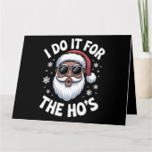 Ik doe het voor de Amerikaanse kerstman. Kaart (Voorkant)