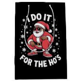 Ik doe het voor de Amerikaanse kerstman Medium Cadeauzakje (Voorkant)