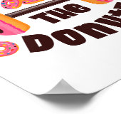 Ik Doe Het Voor De Donuts Workout Gewichtheffen Fi Poster (Hoek)