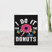 Ik doe het voor de donuts workout kaart (Voorkant)