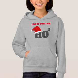 Ik doe het voor de ho ho ho ho ho grappige pet.