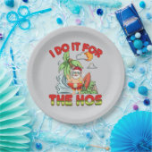 Ik doe het voor de Ho | Kerstmis in juli Papieren Bordje (Feest)