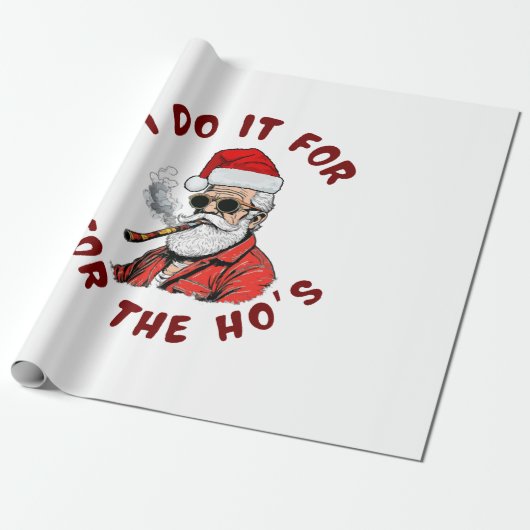 Ik doe het voor de hoeren cadeaupapier (Uitgerold)