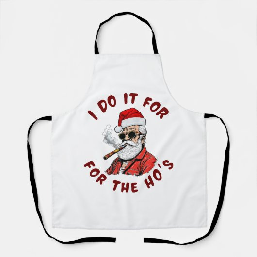 Ik doe het voor de hoeren schort (Voorkant)