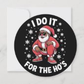 Ik doe het voor de Hos Afrikaanse Sinterklaas Amer Feestdagenkaart (Voorkant)