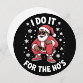 Ik doe het voor de Hos Afrikaanse Sinterklaas Amer Feestdagenkaart (Voorkant / Achterkant)