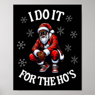 Ik doe het voor de Hos Afro-Amerikaanse Kerstmis A Poster