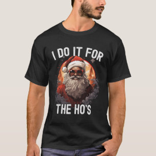 Ik doe het voor de Ho's Christmas African American T-shirt