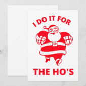Ik doe het voor de Hos Feestdagenkaart (Voorkant / Achterkant)