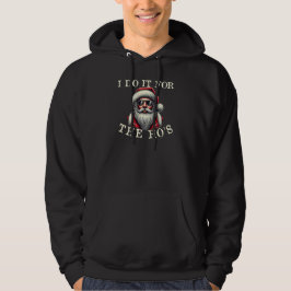 Ik doe het voor de ho's - grappig ongepast kerstfe hoodie