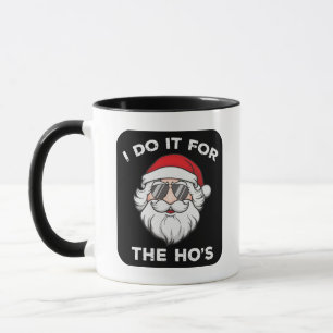 Ik Doe Het Voor De Ho's Grappige Kerstman Kerst Mok