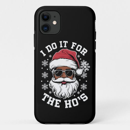 Ik doe het voor de Hos Kerstmis Afrikaanse Kerstma Case-Mate iPhone Case (Achterkant)