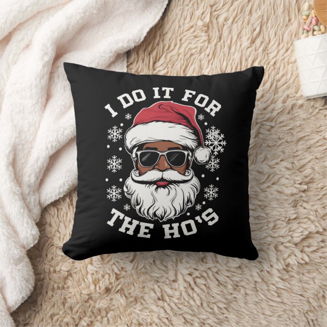 Ik doe het voor de Hos Kerstmis Afrikaanse Kerstma Kussen (Deken)