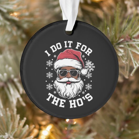 Ik doe het voor de Hos Kerstmis Afrikaanse Kerstma Ornament (Boom)