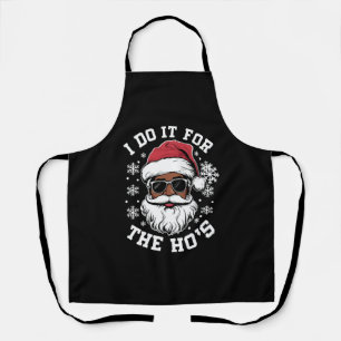 Ik doe het voor de Hos Kerstmis Afrikaanse Kerstma Schort