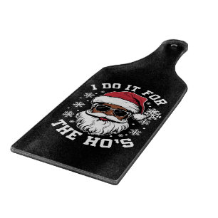Ik doe het voor de Hos Kerstmis Afrikaanse Kerstma Snijplank