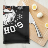 Ik doe het voor de Hos Kerstmis Afrikaanse Kerstma Theedoek (Quarter Fold)