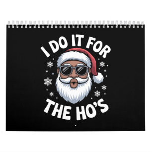 Ik doe het voor de Hos Kerstmis Afro-Amerikaans Kalender