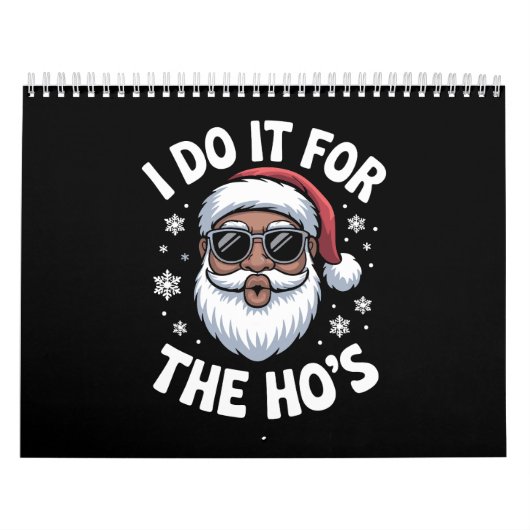 Ik doe het voor de Hos Kerstmis Afro-Amerikaans Kalender (Hoes)
