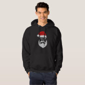 IK DOE HET VOOR DE HO'S - Kerstwinter Gezegde Hoodie (Voorkant volledig)