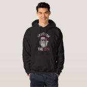 Ik doe het voor de Ho's Ongeschikte Kerstmannen Hoodie (Voorkant volledig)