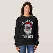 Ik doe het voor de Ho's Ongeschikte Kerstmannen Trui (Voorkant volledig)