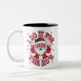 Ik doe het voor de hos tweekleurige koffiemok