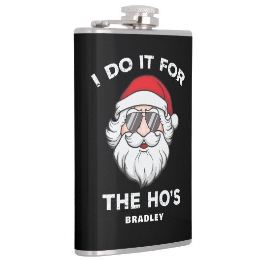 Ik doe het voor de kerstkerstkerstman van de Ho. Heupfles (Rechts)