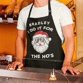 Ik doe het voor de kerstkerstkerstman van de Ho. Schort