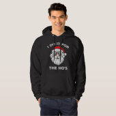 Ik doe het voor de kerstkerstman van de Ho. Hoodie (Voorkant volledig)