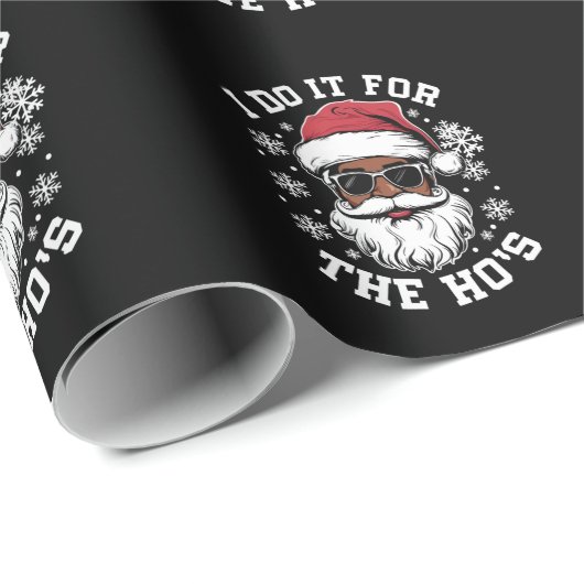 Ik doe het voor de kerstman in Afrika Cadeaupapier (Rol Hoek)