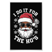 Ik doe het voor de kerstman in Afrika Foto Afdruk (Voorkant)