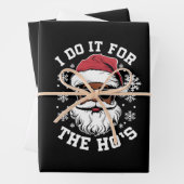 Ik doe het voor de kerstman in Afrika Inpakpapier Vel (In situ)