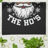 Ik doe het voor de kerstman in Afrika Theedoek (Gevouwen)