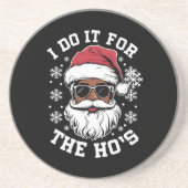 Ik doe het voor de kerstman in Afrika Zandsteen Onderzetter (Voorkant)