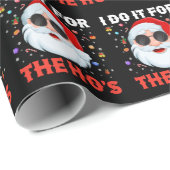 Ik doe het voor de kerstman van de Ho. Cadeaupapier (Rol Hoek)