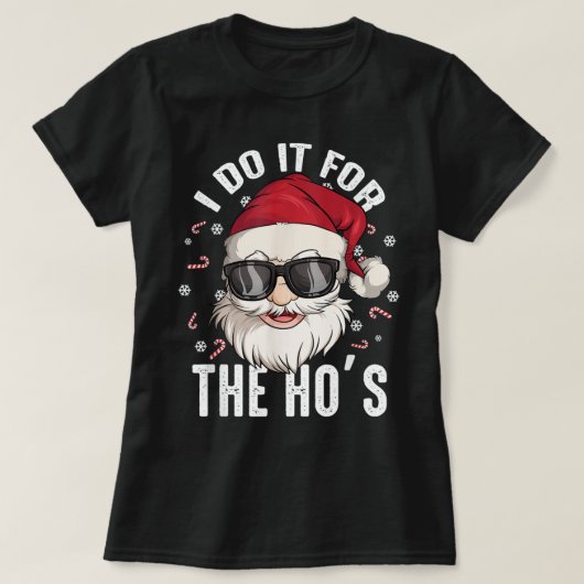 Ik doe het voor de kleine kerstkerstkerstkerstkers t-shirt (Design voorkant)