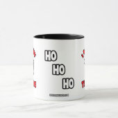 IK DOE HET VOOR DE MEIDEN Santa Screwball Graphics Mok (Midden)