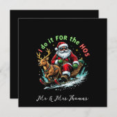 Ik doe het voor de prettige kerst van de Hos Kaart (Voorkant / Achterkant)