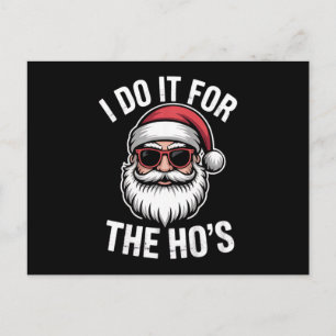 Ik doe het voor de Vintage van de kerstman Briefkaart