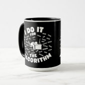 Ik doe het voor de zwarte achtergrond van het algo mok (Voorkant links)