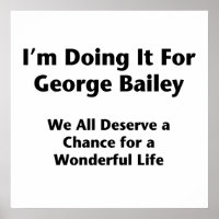Ik doe het voor George Bailey — Occupy Wall St.
