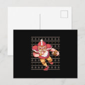 Ik doe het voor het Football van Santa College Briefkaart (Voorkant / Achterkant)