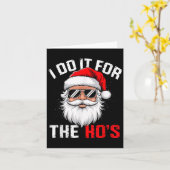 Ik doe het voor het grappige kerstfeest.. kaart (Gele Bloem)